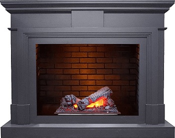 Каминокомплект Dimplex Coventry - Серый графит / Кирпич с очагом Cassette 400 NH