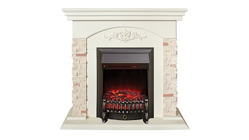 Электрокамин RealFlame  Neapolis WT с очагом Fobos Lux BL S