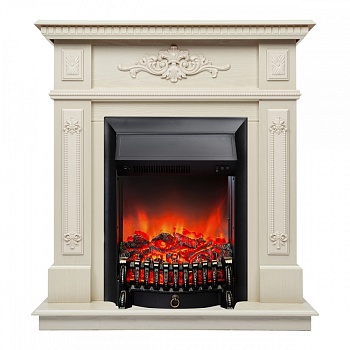Электрокамин RealFlame  Lilian WT с очагом Fobos Lux Black