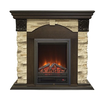 Электрокамин RealFlame Dublin Rock STD/EUG AO с  Eugene