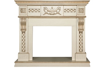 Портал Royal Flame  Corsica - Слоновая кость с патиной