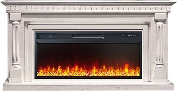 Каминокомплект Royal Flame  Dallas - Слоновая кость с патиной (Ширина 1665 мм) с очагом Vision 42 LED