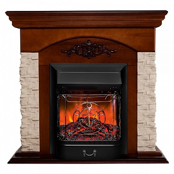 Электрокамин RealFlame  Neapolis NT с очагом Majestic Lux Black