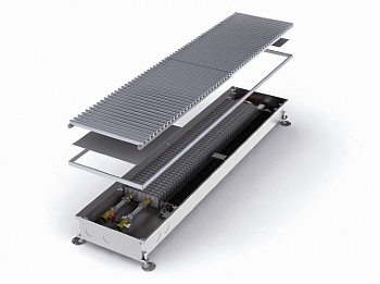 Конвектор внутрипольный MINIB RT с вентилятором T80 80-243-1250