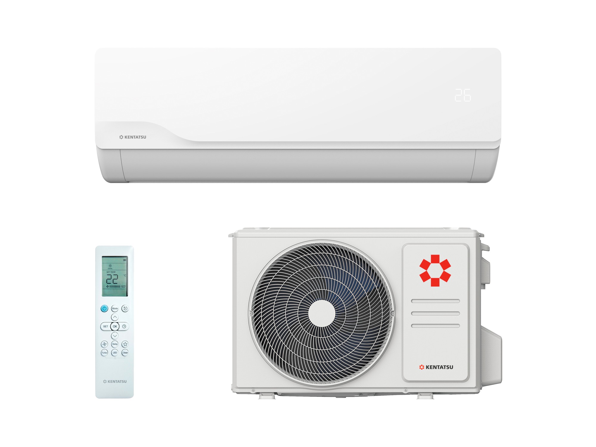 Настенная сплит-система Kentatsu KSGKU21HZRN1/KSRKU21HZRN1 Kumo Inverter