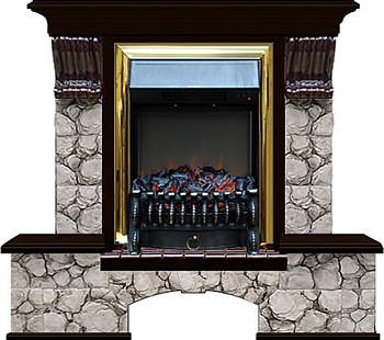 Каминокомплект Glenrich Бостон К Карелия (Fobos) венге