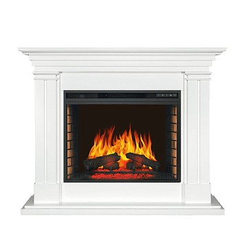 Каминокомплект Royal Flame  Lyon - Белый с очагом Vision 28 EF LED FX