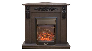 Электрокамин RealFlame  Dominica Corner DN с очагом Majestic Lux BL S