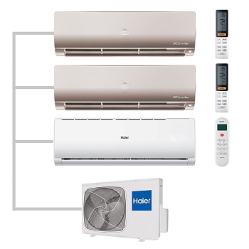 Мульти сплит-система настенная Haier AS35S2SF2FA-G / AS35S2SF2FA-G / AS12TS6HRA-M / 3U70S2SR5FA Inverter