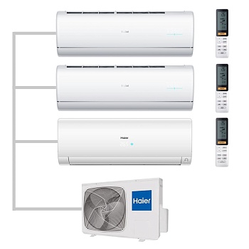 Мульти сплит-система настенная Haier AS35S2SJ2FA-W / AS35S2SJ2FA-W / AS35S2SF2FA-W / 3U70S2SR5FA Inverter
