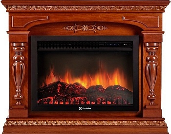 Каминокомплект Electrolux Perfetto R 30 с очагом EFP/P-3320RLS шпон красное дерево