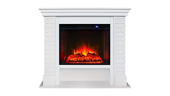 Электрокамин RealFlame  BRIXTON 25'5 WT с очагом Sparta 25,5