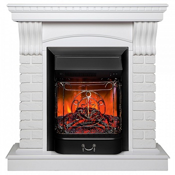 Электрокамин RealFlame  Jazz WT с очагом Majestic Lux Black