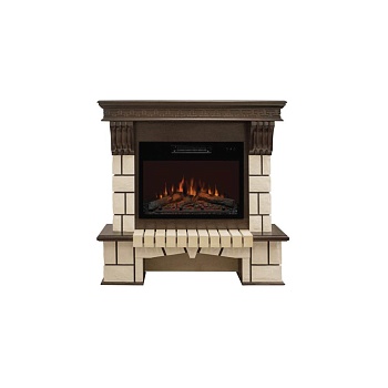Электрокамин RealFlame  Stone 24 AO с очагом Kendal 24
