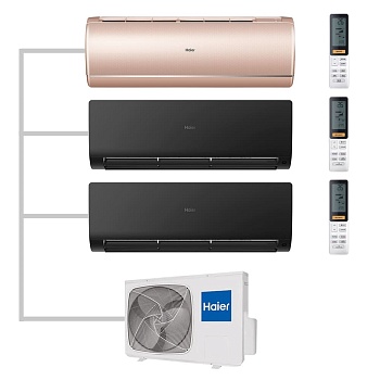 Мульти сплит-система настенная Haier AS35S2SJ2FA-G / AS35S2SF2FA-B / AS35S2SF2FA-B / 3U70S2SR5FA Inverter