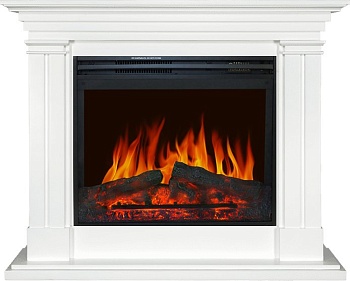 Каминокомплект Royal Flame  Lyon - Белый с очагом Jupiter FX New