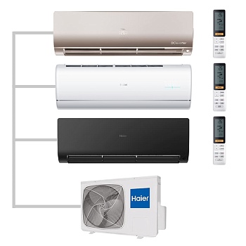 Мульти сплит-система настенная Haier AS35S2SJ2FA-W / AS25S2SF2FA-G / AS35S2SF2FA-B / 3U70S2SR5FA Inverter