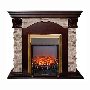 Электрокамин RealFlame Dublin Rock STD/EUG AO Fobos S BR