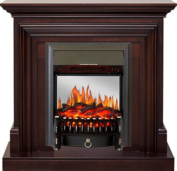 Каминокомплект Royal Flame  Bradford - Темный дуб с очагом Fobos FX M Black