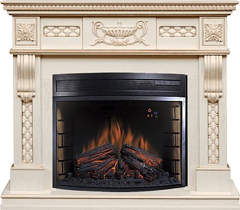 Каминокомплект Royal Flame  Corsica - Слоновая кость с патиной с очагом Dioramic 28 LED FX