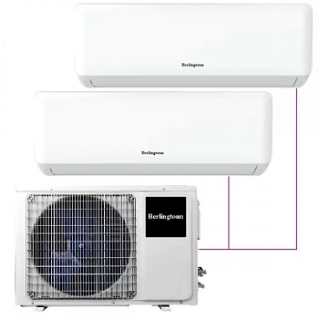 Мульти сплит-система настенная Berlingtoun BMI-07AIN1 / BMI-12AIN1 / BMO-18/2AIN1 DC Inverter 7+12