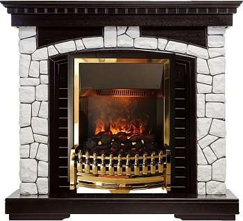 Каминокомплект Dimplex Glasgow - Венге / Белый с очагом Atherton
