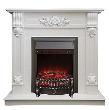 Электрокамин RealFlame Ottawa WT с Fobos Lux S BL