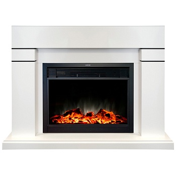 Электрокамин RealFlame  Lindelse 26 WT с очагом MoonBlaze Lux S