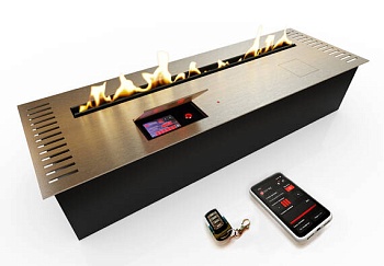 Автоматический биокамин ZeFire М 900 латунный с ДУ