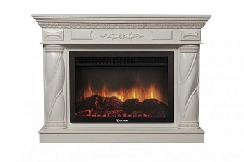 Каминокомплект Electrolux San Marino R30 с очагом EFP/P-3320RLS белый