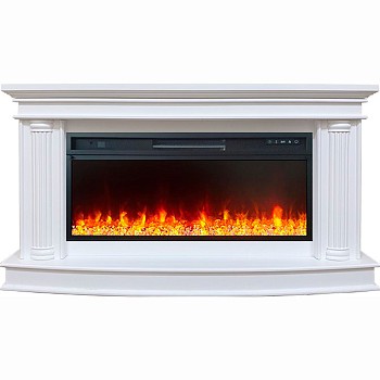 Каминокомплект Royal Flame  Rome  - Белый с очагом Vision 42 LED