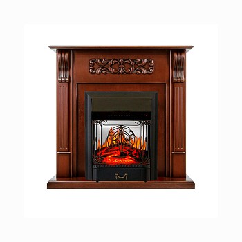 Каминокомплект Royal Flame  Venice - Махагон коричневый антик с очагом Majestic FX M Black