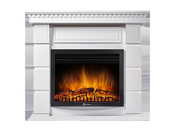 Каминокомплект Electrolux Elegante 25 с очагом EFP/P-2520LS белый