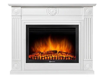 Каминокомплект Electrolux Frame 25 (угловой) с очагом EFP/P-2520LS белый