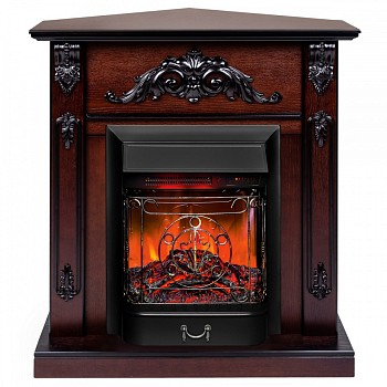 Электрокамин RealFlame  Anita Corner AO с очагом Majestic Lux Black RC