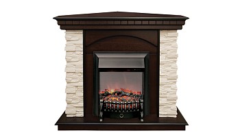 Электрокамин RealFlame  Elford Corner AO с очагом Fobos Lux BL S