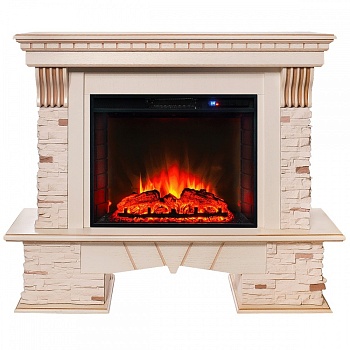 Электрокамин RealFlame  Sorento 25,5/26 WT с очагом Sparta 25,5