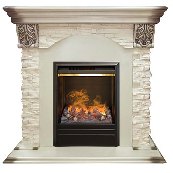 Электрокамин RealFlame Dublin Lux WT с Olympic 3D