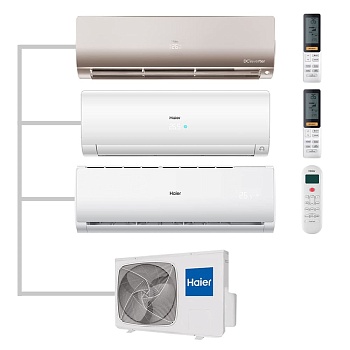 Мульти сплит-система настенная Haier AS35S2SF2FA-G / AS35S2SF2FA-W / AS12TS6HRA-M / 3U70S2SR5FA Inverter