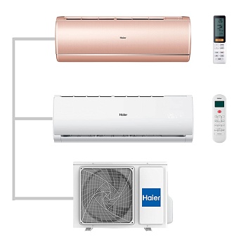 Мульти сплит-система настенная Haier AS25S2SJ2FA-G / AS07TS6HRA-M / 2U50S2SM1FA-3 Inverter