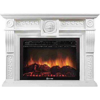 Каминокомплект Electrolux Vittoriano 30 с очагом EFP/P-3020LS белый