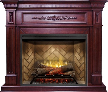 Каминокомплект Dimplex Luxemburg - Темная вишня с очагом Revillusion RBF30