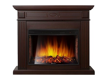 Каминокомплект Electrolux Bianco 30 с очагом EFP/P-3320RLS шпон темный дуб