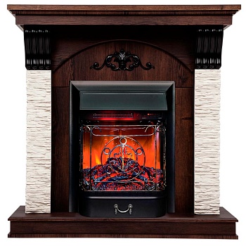Электрокамин RealFlame  Corfino NT с очагом Majestic Lux BL S