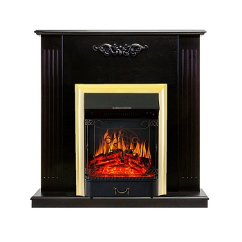 Каминокомплект Royal Flame  Lumsden - Венге с очагом Majestic FX Brass