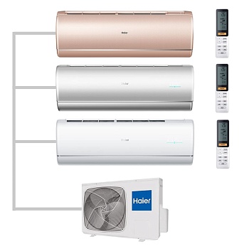 Мульти сплит-система настенная Haier AS25S2SJ2FA-G / AS35S2SJ2FA-S / AS35S2SJ2FA-W / 3U70S2SR5FA Inverter
