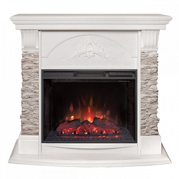 Электрокамин RealFlame  Athena GR WT с очагом Sparta 25,5