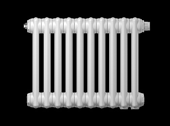 Радиатор трубчатый Zehnder Charleston Retrofit 2056, 30 сек.1/2 бок.подк. RAL9016 (кроншт.в компл)