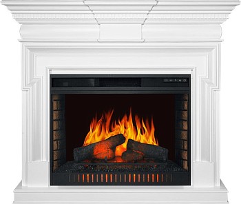 Каминокомплект Royal Flame  Torino - Белый с очагом Vision 30 EF LED FX