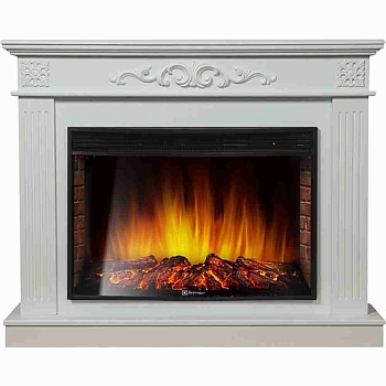 Каминокомплект Electrolux Noce 30 с очагом EFP/P-3320RLS белый